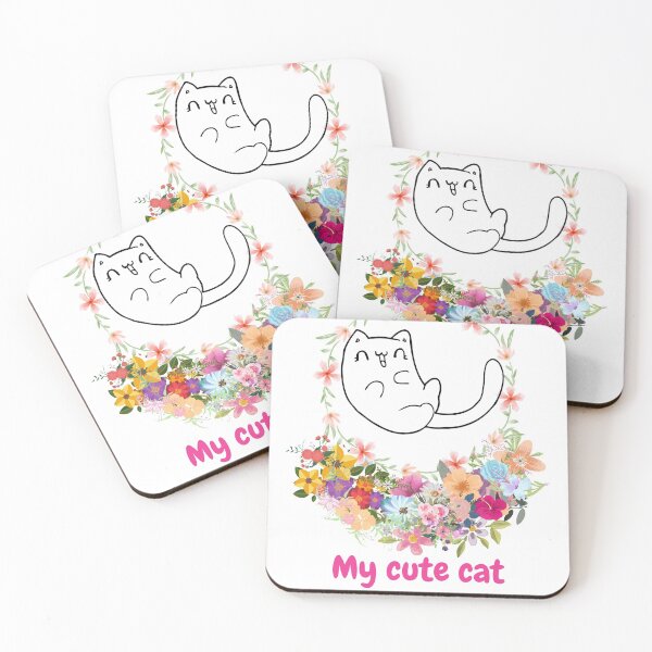Item preview, My cute cat flower  designed and sold by ProYoun Designs.