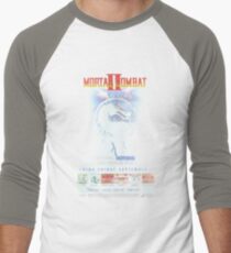 VINTAGE Mortal Kombat II Men's Baseball ¾ T-Shirt