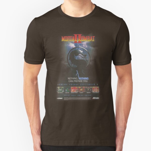 VINTAGE Mortal Kombat II Slim Fit T-Shirt