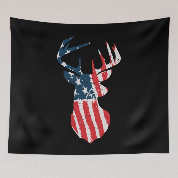 Item preview, Deer USA Flag, Deer Hunting, Hunting Shirt, Hunting Season, Hunter Gifts, Wildlife Hunting, Bowhunter designed and sold by HighEndLowCost.