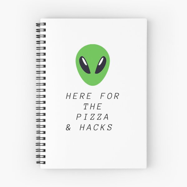 Item preview, Aquí para la pizza y los trucos designed and sold by Boo-inc.