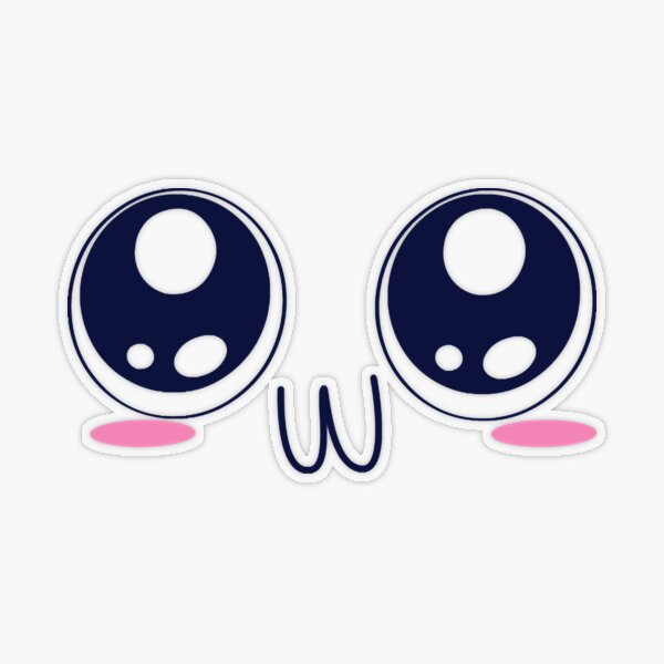 Kawaii OwO Face UwU Meme Anime Aesthetic Otaku' Mouse Pad