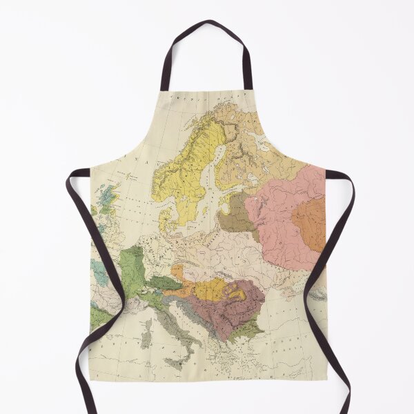Item preview, Ethnographic Map of Europe in 1856 by Alexander Keith Johnston and  Gustaf Kombst designed and sold by ganje.