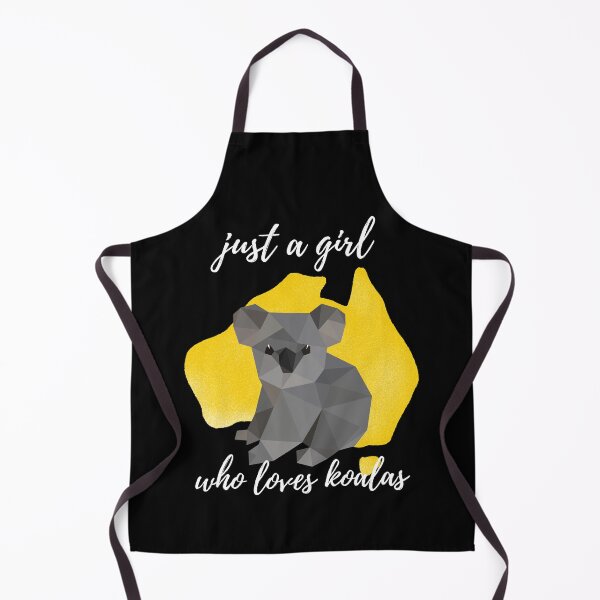 Item preview, Just a Girl who Loves Koalas In Vector White designed and sold by OutofFocusShop.