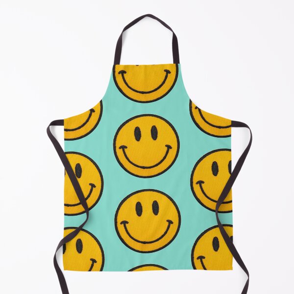 Item preview, Happy Patch Design | Happy Face | Teal | designed and sold by HappyFaceCo.