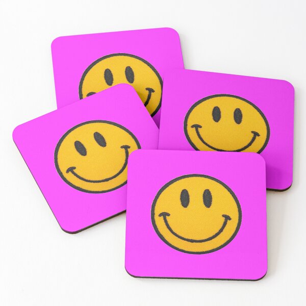 Item preview, Happy Patch | Happy Face | Pink | designed and sold by HappyFaceCo.