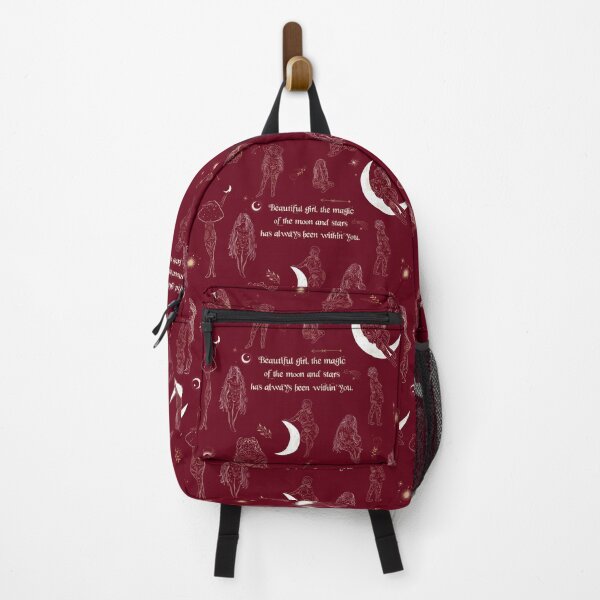 Item preview, Beautiful Girl, the Magic of the Moon and Stars Has Always Been Within You in Wine designed and sold by PixiesPlace.
