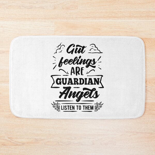 Item preview, Gut Feelings are Guardian Angels, Listen to Them. designed and sold by MeowsAndMakes.