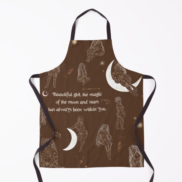 Item preview, Beautiful Girl, the Magic of the Moon and Stars Has Always Been Within You in Brown designed and sold by PixiesPlace.