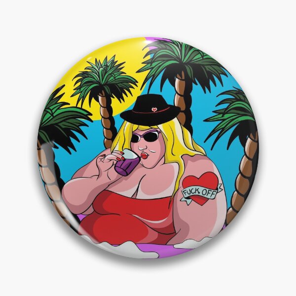 Item preview, Badass girl says Hi designed and sold by artztur.