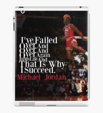 Michael Jordan Quote iPad-Hülle & Klebefolie