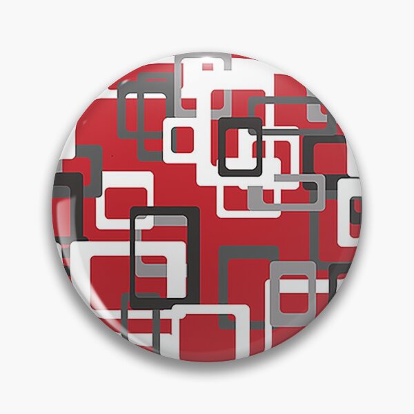 Item preview, Red, Grey, and White round rectangles designed and sold by Nostrathomas66.