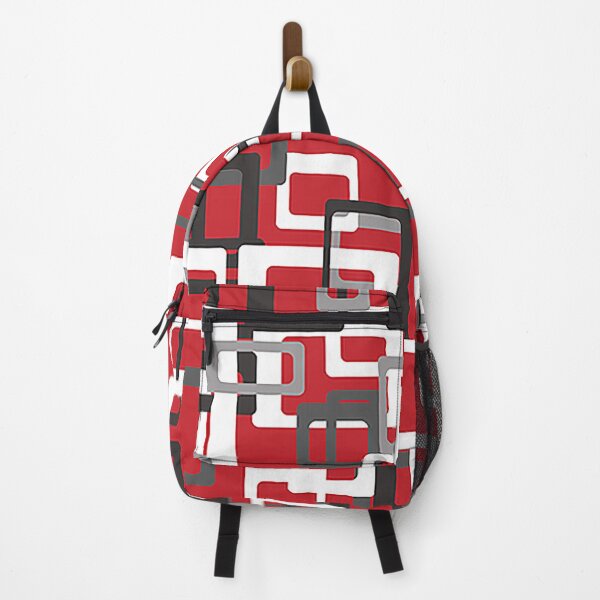 Item preview, Red, Grey, and White round rectangles designed and sold by Nostrathomas66.