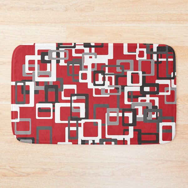 Item preview, Red, Grey, and White round rectangles designed and sold by Nostrathomas66.