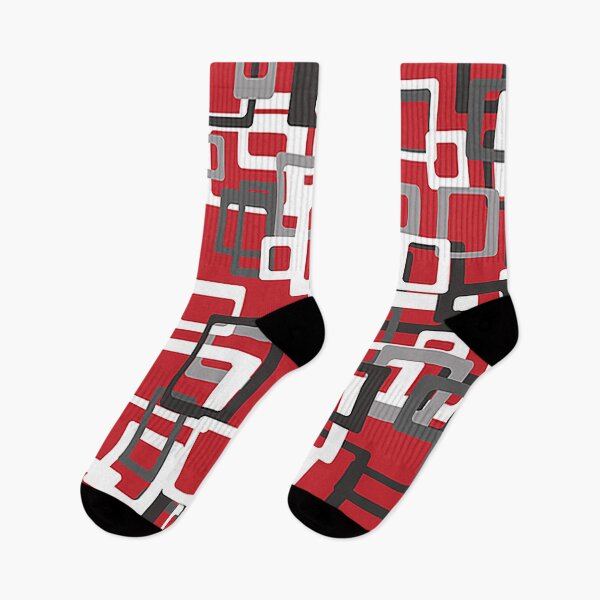 Item preview, Red, Grey, and White round rectangles designed and sold by Nostrathomas66.