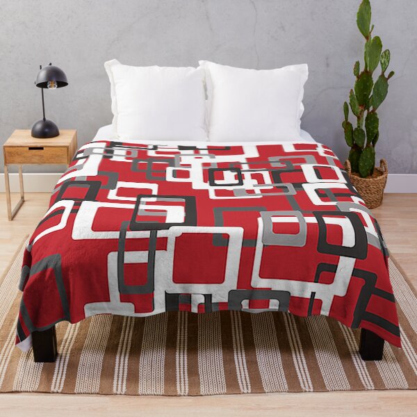 Item preview, Red, Grey, and White round rectangles designed and sold by Nostrathomas66.