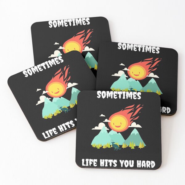 Item preview, Life Hits You Hard designed and sold by ToxicEuphoria.