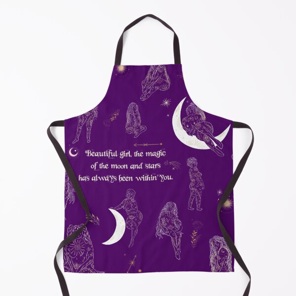 Item preview, Beautiful Girl, the Magic of the Moon and Stars Has Always Been Within You in Plum Purple designed and sold by PixiesPlace.