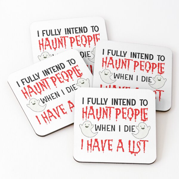 Item preview, Funny Halloween I Fully Intend To Haunt People I Have A List designed and sold by ittybittyowl.