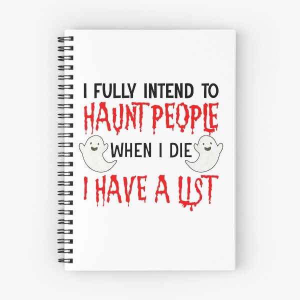 Aperçu de l'œuvre Funny Halloween J'ai bien l'intention de hanter les gens dont j'ai une liste créée et vendue par ittybittyowl.