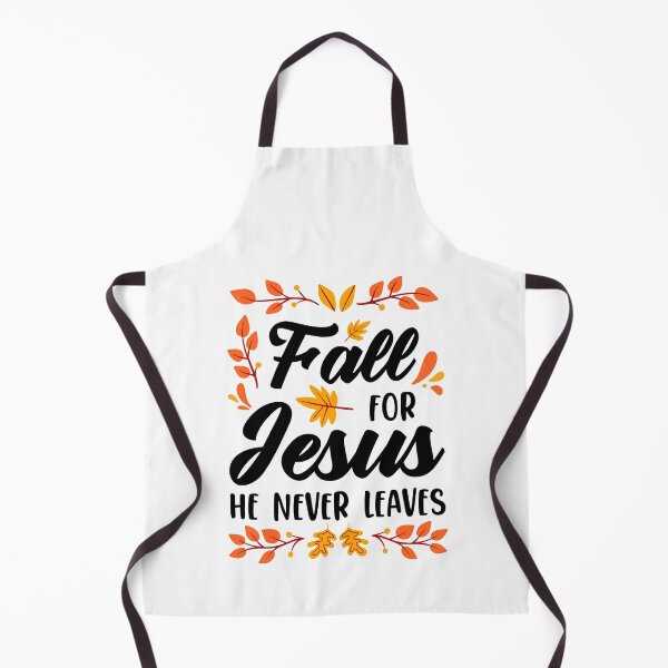 Item preview, Fall for Jesus, He Never Leaves designed and sold by MeowsAndMakes.
