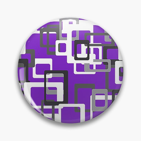 Item preview, Purple, Grey, and White round rectangles designed and sold by Nostrathomas66.