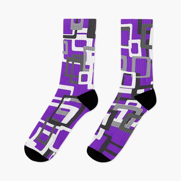 Item preview, Purple, Grey, and White round rectangles designed and sold by Nostrathomas66.
