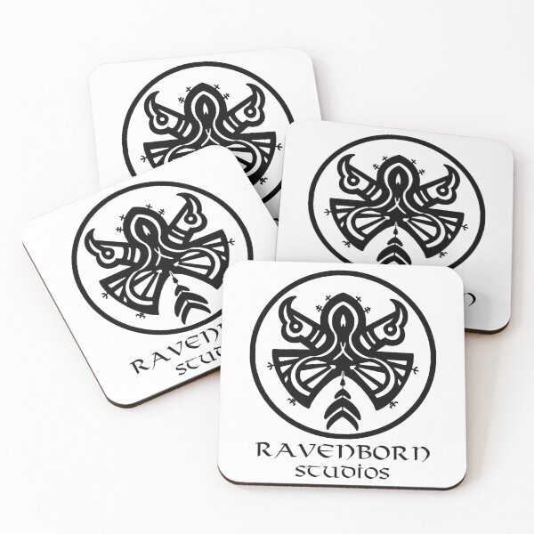 Item preview, Ravenborn Studios Logo (Black Version) designed and sold by Ravenborn Studios.