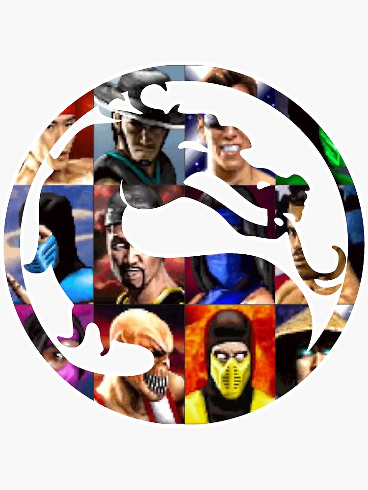 Mortal Kombat 4 Gold - Character Select  Sticker for Sale by MammothTank