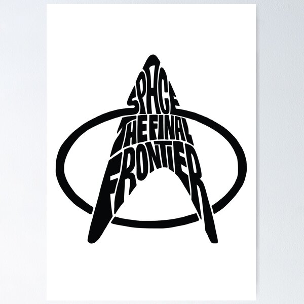 Item preview, Star Trek Space The Final Frontier (black) designed and sold by seaning.
