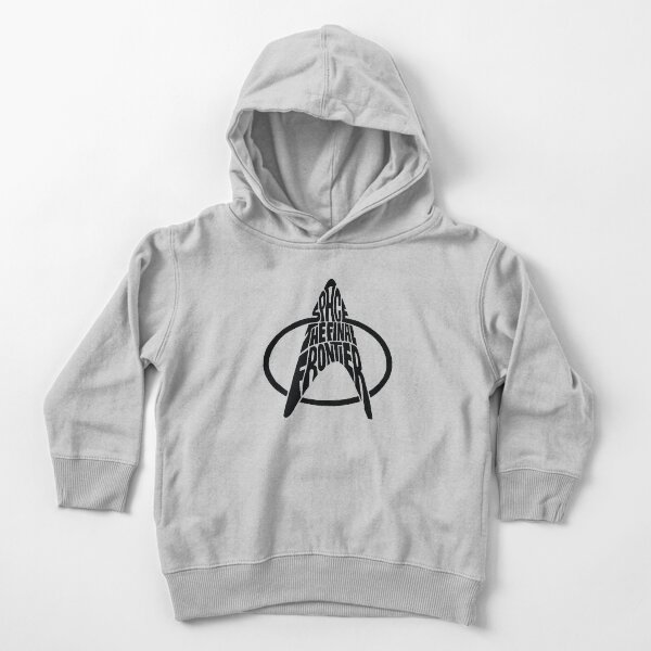 Star Trek Space The Final Frontier (black) Toddler Pullover Hoodie