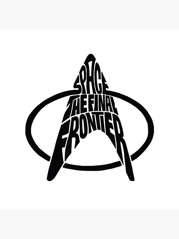 Star Trek Space The Final Frontier (black) by seaning