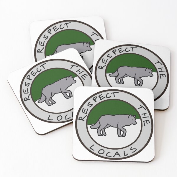 Item preview, Respect the Locals Wolf* designed and sold by lol-doorknob.