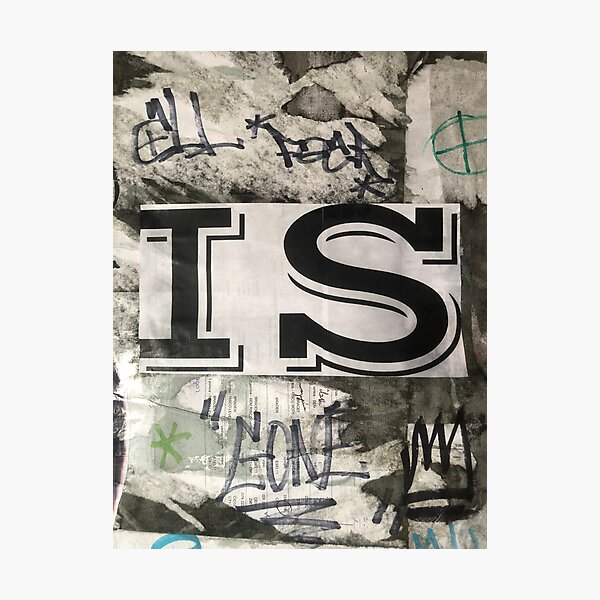 Mix media graffiti art | Pop art | Street-art aesthetics Photographic Print