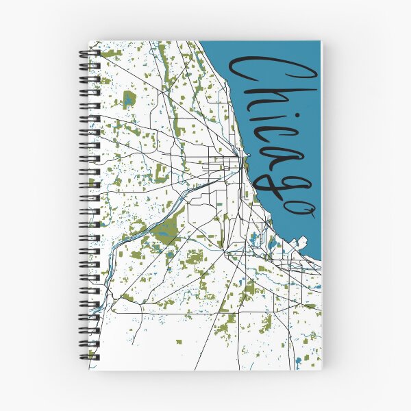 Item preview, Chicago Map designed and sold by Corrie Mick.