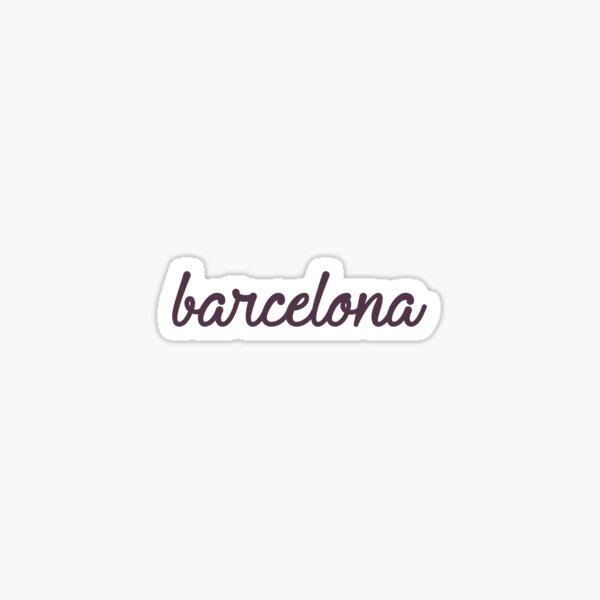 Barcelona Sticker