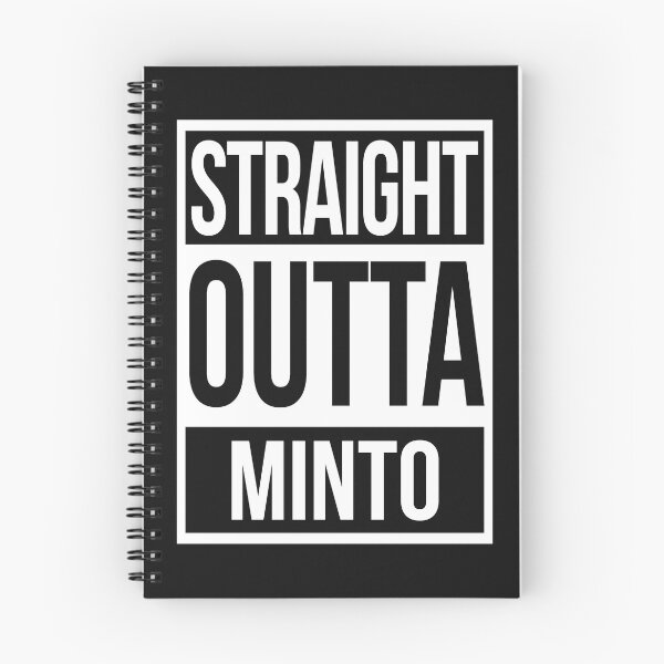 Item preview, STRAIGHT OUTTA MINTO White designed and sold by HumanwreckageRB.