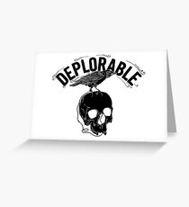 deplorable Greeting Card