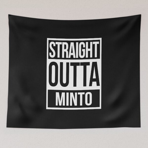 Item preview, STRAIGHT OUTTA MINTO White designed and sold by HumanwreckageRB.