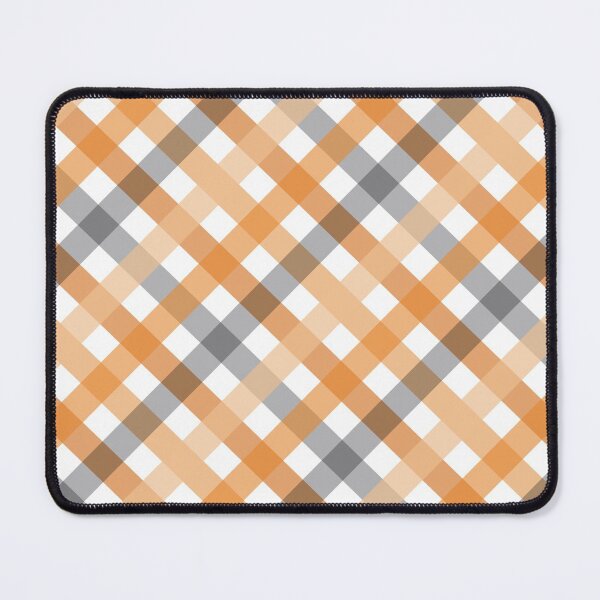 Item preview, Retro Orange Plaid Striped Pattern designed and sold by Sheepherder120.
