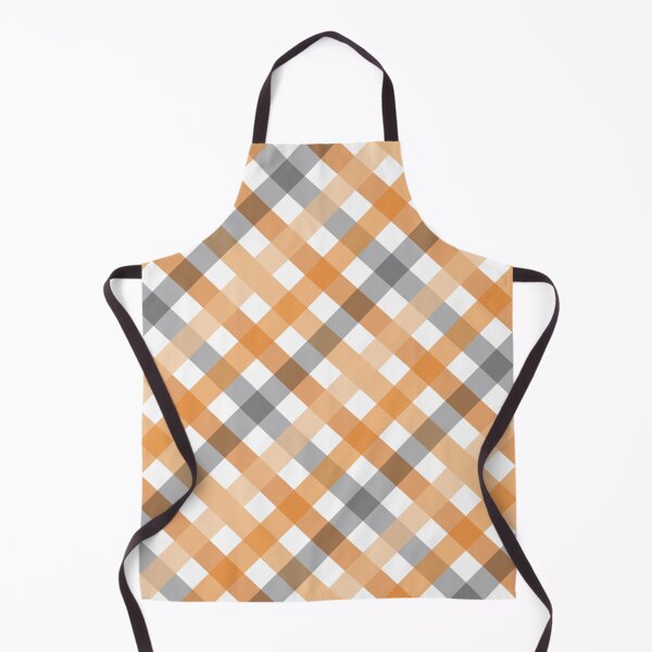 Item preview, Retro Orange Plaid Striped Pattern designed and sold by Sheepherder120.
