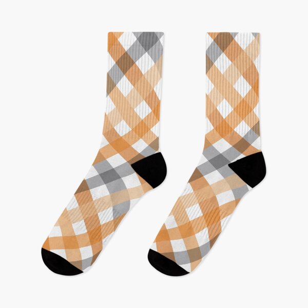Item preview, Retro Orange Plaid Striped Pattern designed and sold by Sheepherder120.
