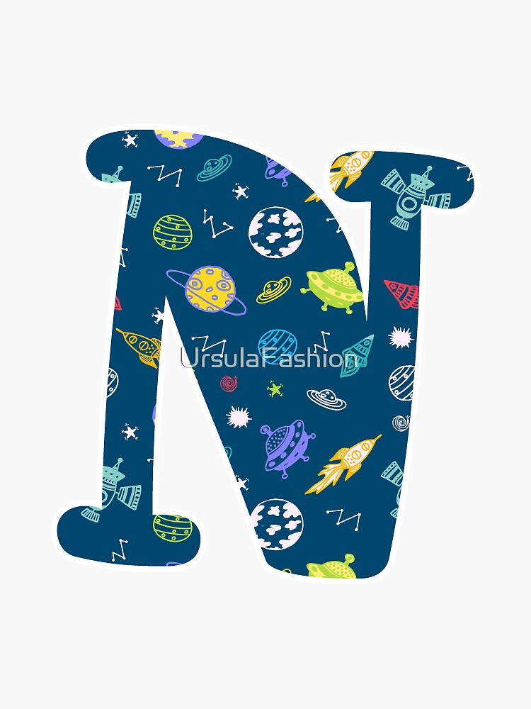 Letters Waterproof Stickers, Blue, ABC Stickers, Individual Letter
