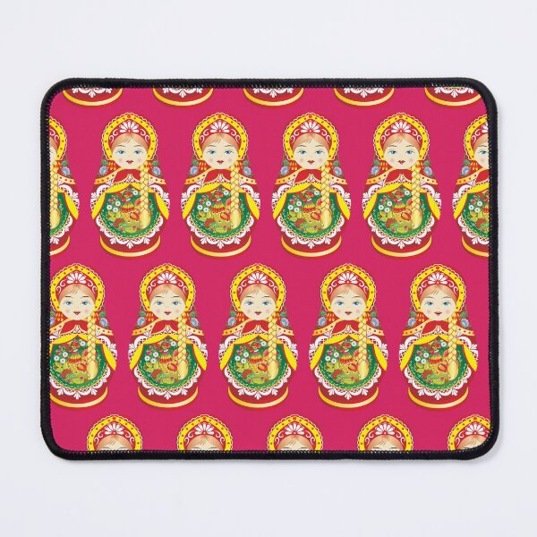 Item preview, Russian Nesting Doll on Pink designed and sold by Maria Garcia.