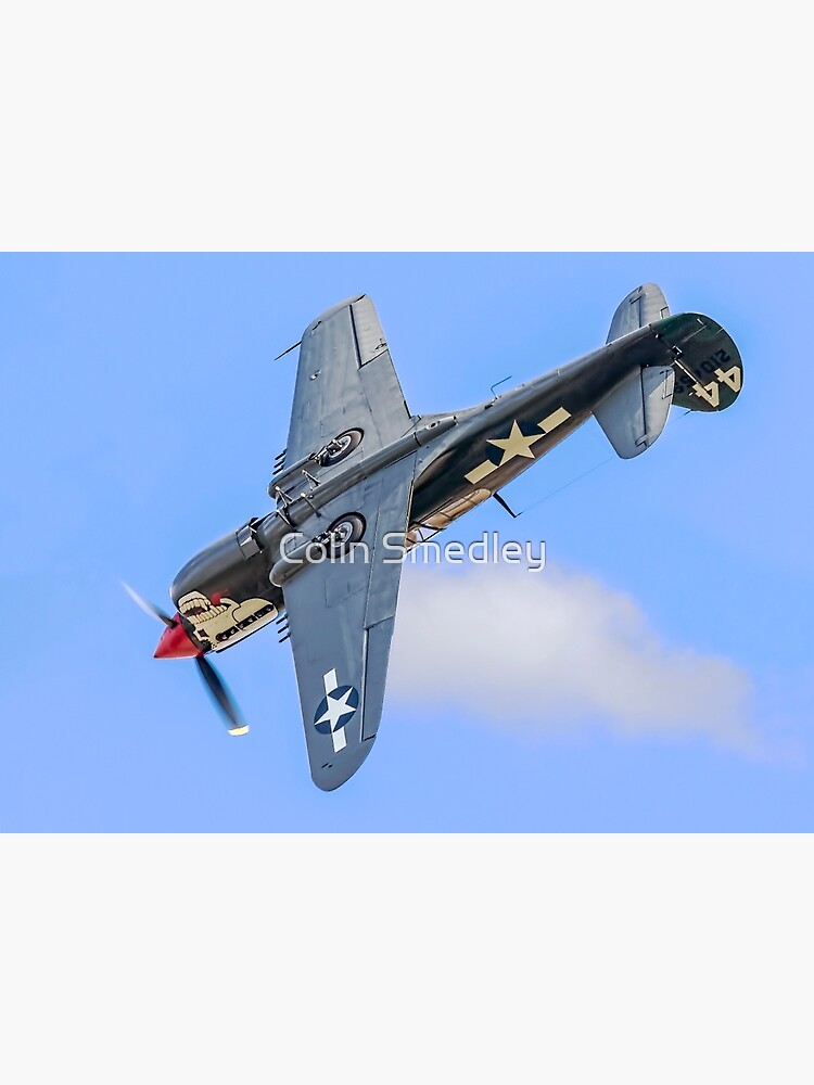 Curtiss P-36C Hawk 38-210 N80FR Poster for Sale by Colin Smedley