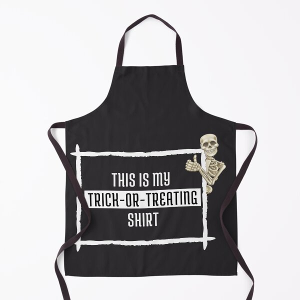 Item preview, Funny Skeleton Pointing at Trick or Treating Shirt for kids designed and sold by Click-Like.
