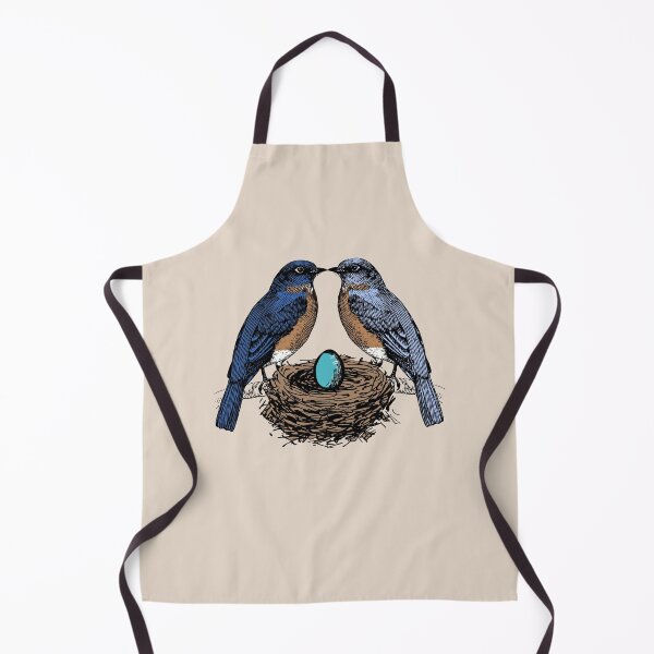Item preview, Bluebirds Nesting, Birder Gift For Nature Lovers designed and sold by Vintagemashup.