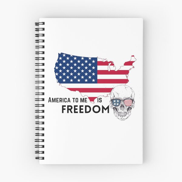 Item preview, American flag with skeleton head designed and sold by deejadesign.