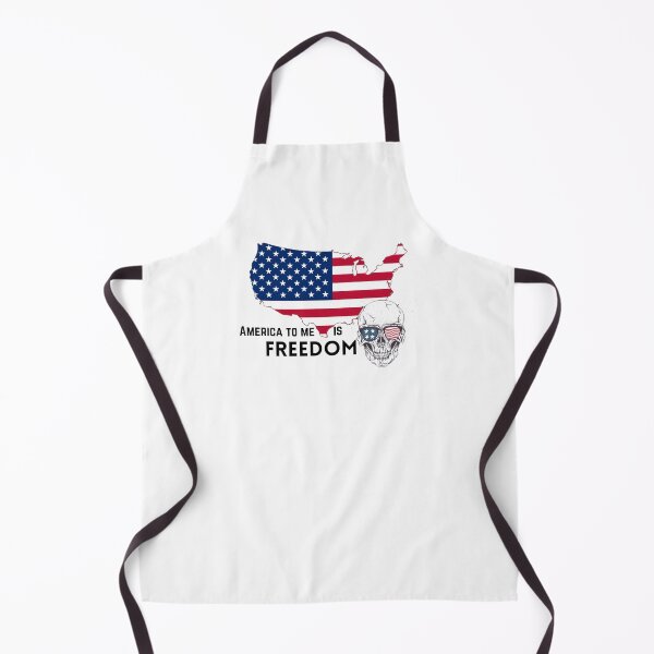 Item preview, American flag with skeleton head designed and sold by deejadesign.