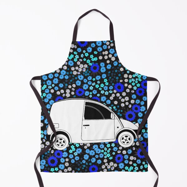 Item preview, Nissan S cargo funky floral van designed and sold by SueHolmArt.
